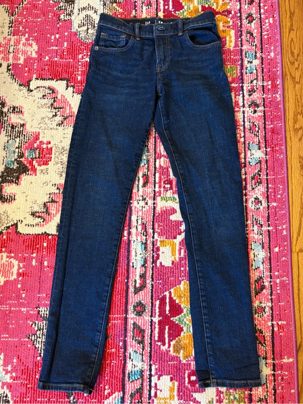 Gap Boys Slim Dark Blue Jeans Sz 16 Slim